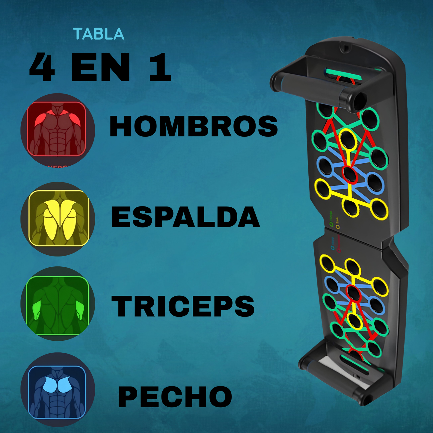Tabla de flexiones 4 en 1